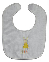 Load image into Gallery viewer, Alphabet R for Rabbit Baby Bib BB5743BIB