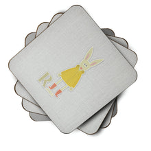 Load image into Gallery viewer, Alphabet R for Rabbit Foam Coaster  BB5743FC
