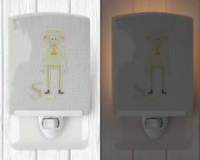 Load image into Gallery viewer, Alphabet S for Sheep Ceramic Night Light BB5744CNL