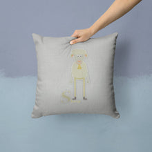 Load image into Gallery viewer, Alphabet S for Sheep Throw Pillow - 14x14 Decorative Pillow – Art for Your Home &amp; Patio BB5744PW1414