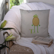 Load image into Gallery viewer, Alphabet T for Turtle Throw Pillow - 14x14 Decorative Pillow – Art for Your Home &amp; Patio BB5745PW1414