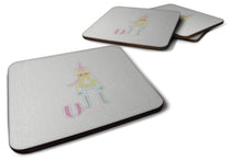 Load image into Gallery viewer, Alphabet U for Unicorn Foam Coaster  BB5746FC