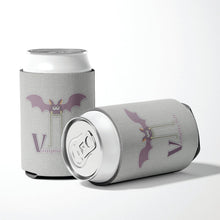 Load image into Gallery viewer, Alphabet V for Vampire Bat Can or Bottle Hugger BB5747CC