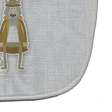 Load image into Gallery viewer, Alphabet W for Wolf Baby Bib BB5748BIB