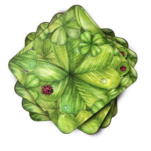 Load image into Gallery viewer, Shamrocks and Lady bugs Foam Coaster  BB5754FC