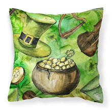 Load image into Gallery viewer, Luck of the Irish Fabric Decorative Pillow BB5755PW1818