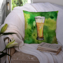 Load image into Gallery viewer, Irish Beer Tall Throw Pillow - 14x14 Decorative Pillow – Art for Your Home &amp; Patio BB5759PW1414