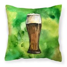 Load image into Gallery viewer, Irish Beer Dark Throw Pillow - 14x14 Decorative Pillow – Art for Your Home &amp; Patio BB5760PW1414