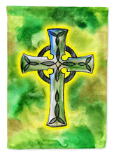 Load image into Gallery viewer, Irish Celtic Cross Flag Canvas House Size BB5764CHF