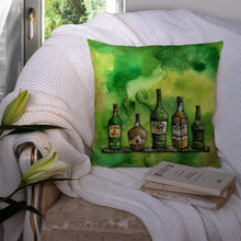 Load image into Gallery viewer, Irish Whiskey Bottle Throw Pillow - 14x14 Decorative Pillow – Art for Your Home &amp; Patio BB5765PW1414