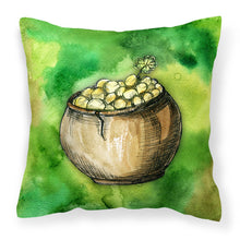 Load image into Gallery viewer, Irish Pot of Gold Fabric Decorative Pillow BB5769PW1818