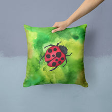 Load image into Gallery viewer, Irish Lady Bug Throw Pillow - 14x14 Decorative Pillow – Art for Your Home &amp; Patio BB5770PW1414