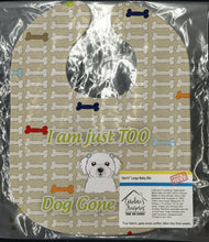 Load image into Gallery viewer, Too Cute Maltese Baby Bib BB5777BIB