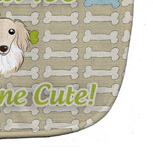 Load image into Gallery viewer, Too Cute Longhair Creme Dachshund Baby Bib BB5781BIB