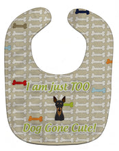 Load image into Gallery viewer, Too Cute Min Pin Baby Bib BB5809BIB