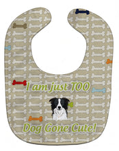 Load image into Gallery viewer, Too Cute Border Collie Baby Bib BB5810BIB