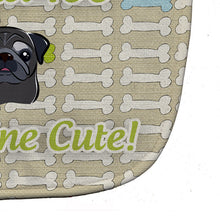 Load image into Gallery viewer, Too Cute Black Pug Baby Bib BB5832BIB