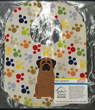 Load image into Gallery viewer, Pawprints Mastiff Brindle Baby Bib BB5844BIB