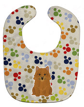 Load image into Gallery viewer, Pawprints Norwich Terrier Baby Bib BB5849BIB