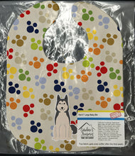 Load image into Gallery viewer, Pawprints West Siberian Laika Spitz Baby Bib BB5854BIB