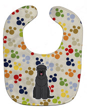 Load image into Gallery viewer, Pawprints Black Russian Terrier Baby Bib BB5855BIB