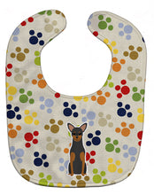 Load image into Gallery viewer, Pawprints Manchester Terrier Baby Bib BB5857BIB