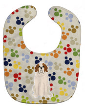 Load image into Gallery viewer, Pawprints Saint Bernard Baby Bib BB5864BIB