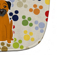 Load image into Gallery viewer, Pawprints Border Terrier Baby Bib BB5868BIB