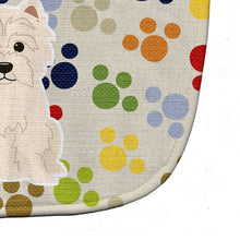 Load image into Gallery viewer, Pawprints Westie Baby Bib BB5871BIB