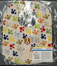 Load image into Gallery viewer, Pawprints Central Asian Shepherd Dog Baby Bib BB5878BIB
