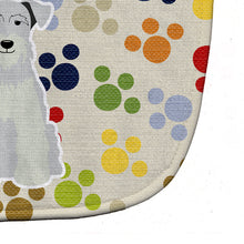 Load image into Gallery viewer, Pawprints Miniature Schanuzer White Baby Bib BB5882BIB