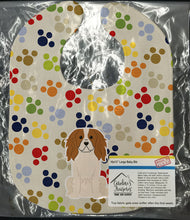 Load image into Gallery viewer, Pawprints Cavalier Spaniel Baby Bib BB5887BIB