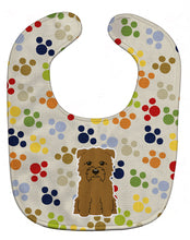 Load image into Gallery viewer, Pawprints Glen of Imal Tan Baby Bib BB5889BIB