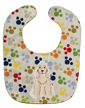 Load image into Gallery viewer, Pawprints Cocker Spaniel Buff Baby Bib BB5923BIB
