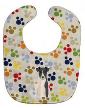Load image into Gallery viewer, Pawprints Smooth Fox Terrier Baby Bib BB5927BIB