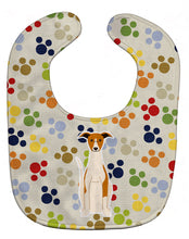 Load image into Gallery viewer, Pawprints Whippet Baby Bib BB5928BIB