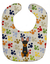 Load image into Gallery viewer, Pawprints English Toy Terrier Baby Bib BB5938BIB