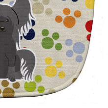 Load image into Gallery viewer, Pawprints Chinese Crested Black Baby Bib BB5941BIB