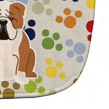 Load image into Gallery viewer, Pawprints English Bulldog Fawn White Baby Bib BB5954BIB