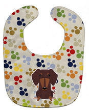Load image into Gallery viewer, Pawprints Dachshund Chocolate Baby Bib BB5960BIB