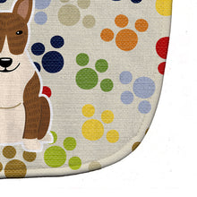 Load image into Gallery viewer, Pawprints Bull Terrier Brindle Baby Bib BB5966BIB
