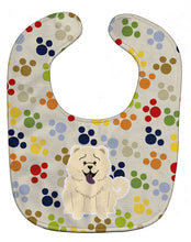 Load image into Gallery viewer, Pawprints Chow Chow White Baby Bib BB5969BIB