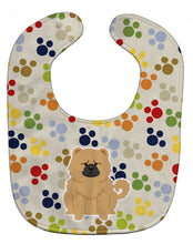 Load image into Gallery viewer, Pawprints Chow Chow Cream Baby Bib BB5973BIB