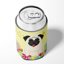 Load image into Gallery viewer, Easter Eggs Pug Cream Can or Bottle Hugger BB6004CC