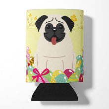 Load image into Gallery viewer, Easter Eggs Pug Cream Can or Bottle Hugger BB6004CC