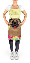 Load image into Gallery viewer, Easter Eggs Pug Brown Apron – Artist-Designed Kitchen, BBQ &amp; Craft Apron BB6005APRON