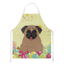 Load image into Gallery viewer, Easter Eggs Pug Brown Apron – Artist-Designed Kitchen, BBQ &amp; Craft Apron BB6005APRON
