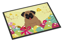 Load image into Gallery viewer, Easter Eggs Pug Brown Doormat - 24x36 Decorative Floor Mat – Indoor/Outdoor Rug with Artistic Flair BB6005JMAT