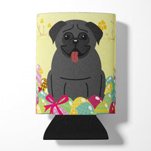 Load image into Gallery viewer, Easter Eggs Pug Black Can or Bottle Hugger BB6006CC