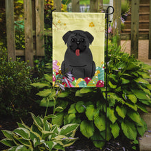 Load image into Gallery viewer, Easter Eggs Pug Black Garden Flag - Outdoor Decorative Yard Flag BB6006GF